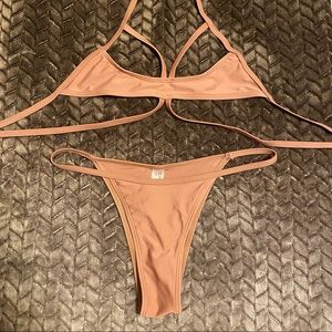 Criss Cross Cut Out Bikini